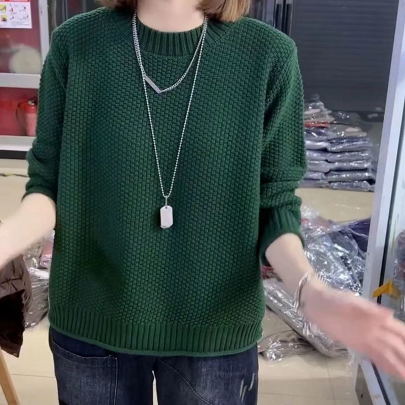 Women'S Fashion Gilet - เสื้อกั๊กไหมพรมถักทรงหลวมสำหรับผู้หญิง สไตล์มินิมอล สีพื้น คอวี แฟชั่นระดับไฮเอนด์ สำหรับฤดูใบไม้ผลิและฤดูใบไม้ร่วง