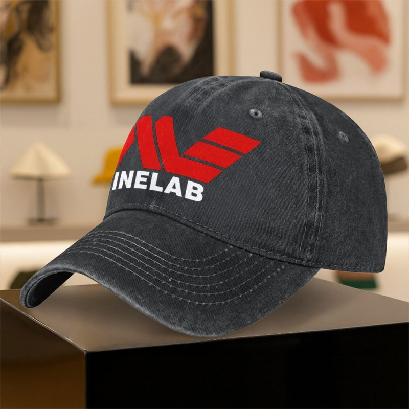 Women Fashion Brand Logo - โลโก้แบรนด์ MINELAB หมวกเบสบอลสไตล์คลาสสิกสำหรับผู้ชายและผู้หญิง – หมวกแฟชั่นสไตล์เรโทรสำหรับการออกนอกบ้าน แคมป์ปิ้ง