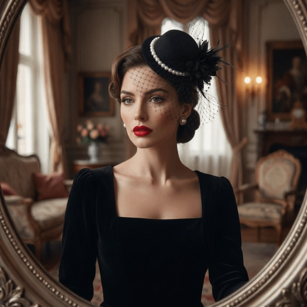 Women'S Fashion In The 1920S - หมวกแฟชั่นวินเทจสุดหรู ประดับดอกไม้ สง่างาม เหมาะสำหรับเจ้าสาว เครื่องประดับศีรษะ หมวกสำหรับงานพิธีการ