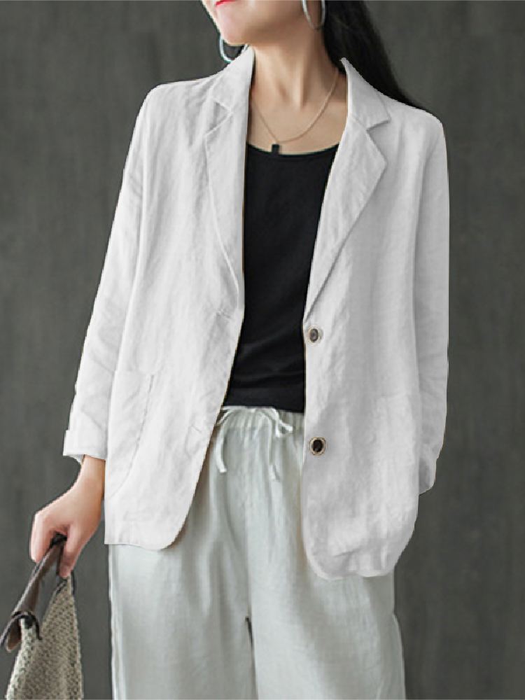 Elegant Solid Blazerผู้หญิงฤดู - Blazer Women Oversized บทวิจารณ์และราคา
