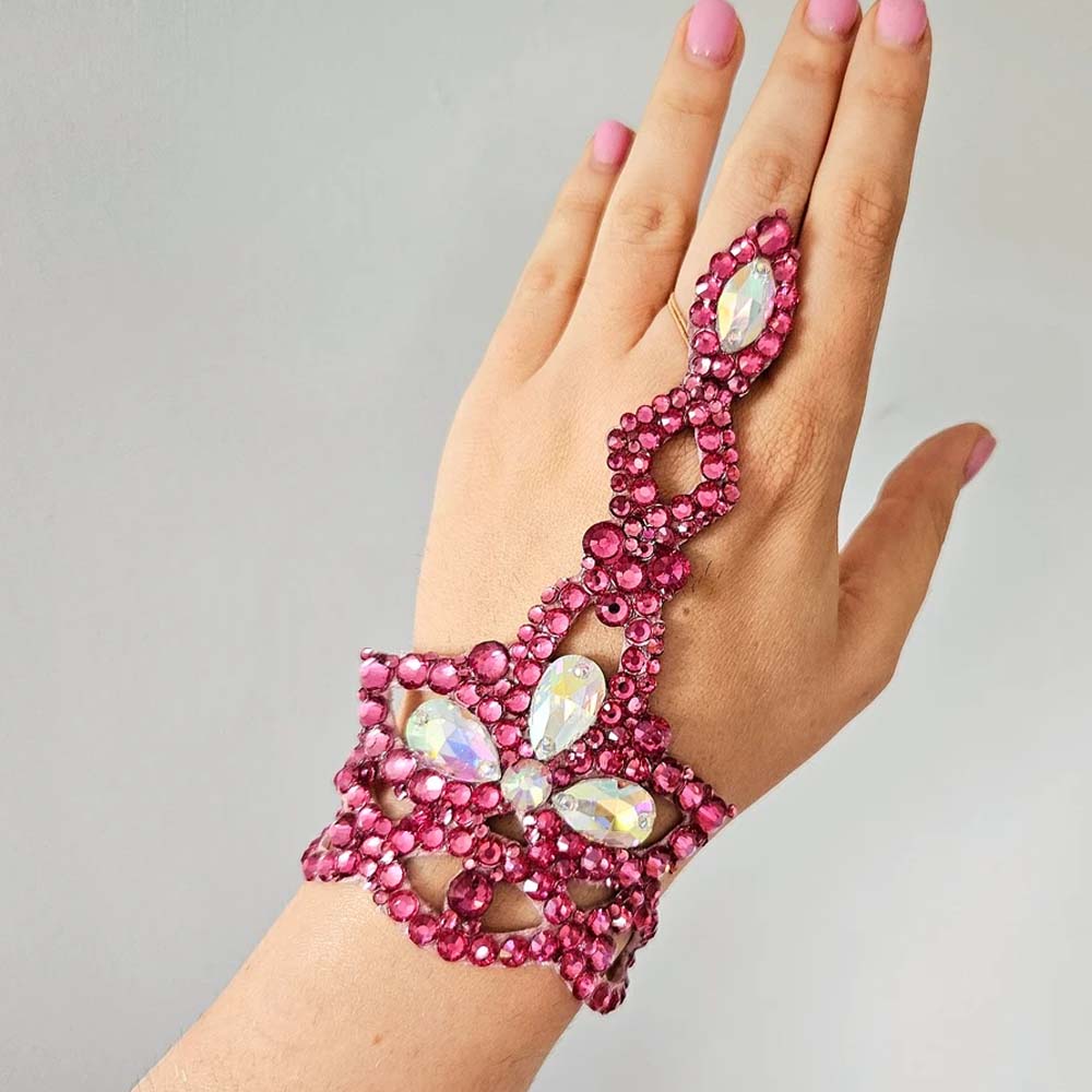 สร้อยข้อมือเต้นรำบอลรูมสีชมพู  - Women Fashion Dress Names บทวิจารณ์และราคา
