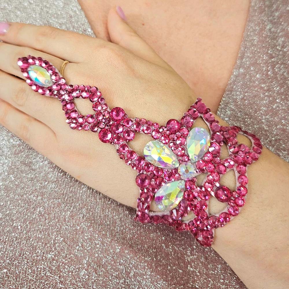สร้อยข้อมือเต้นรำบอลรูมสีชมพู  - Women Fashion Dress Names บทวิจารณ์และราคา