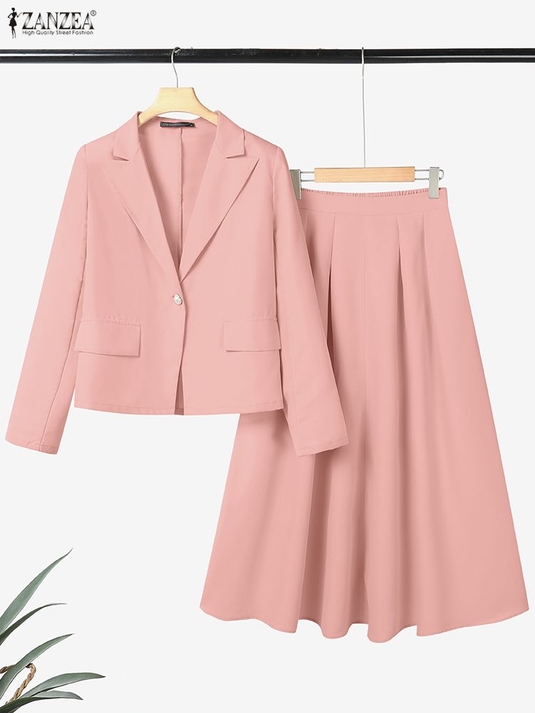 ชุดสปริง ZANZEA สำหรับผู้หญิง  - Blazer Women Oversized บทวิจารณ์และราคา