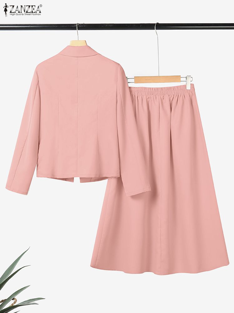 ชุดสปริง ZANZEA สำหรับผู้หญิง  - Blazer Women Oversized บทวิจารณ์และราคา