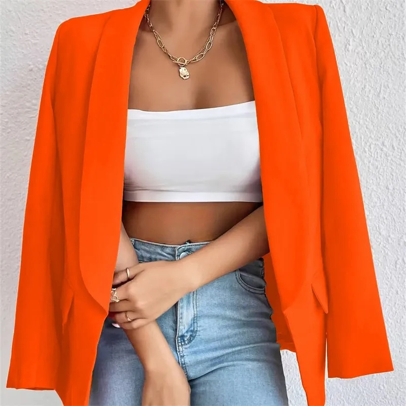 เสื้อโค้ทสูทแฟชั่นผู้หญิงแบบให - Blazer Women Oversized บทวิจารณ์และราคา
