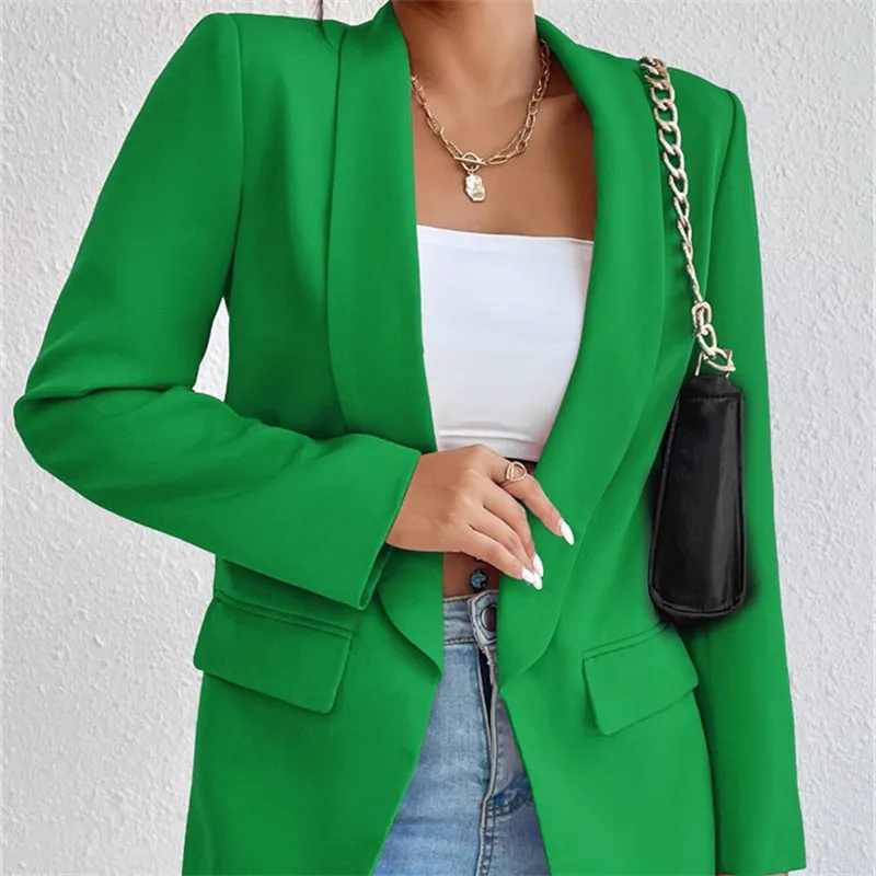 เสื้อโค้ทสูทแฟชั่นผู้หญิงแบบให - Blazer Women Oversized บทวิจารณ์และราคา