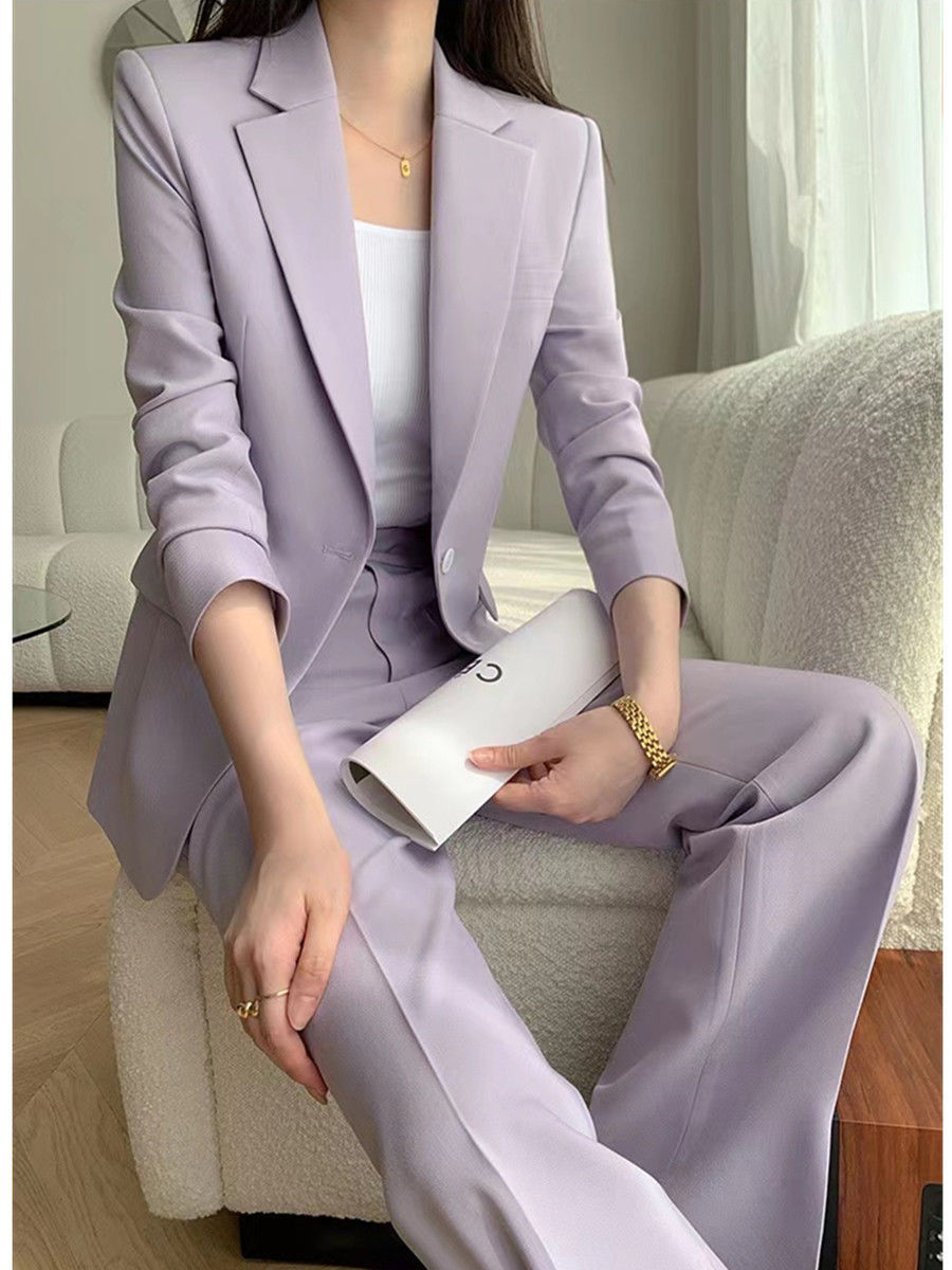ชุดสูทผู้หญิงสีม่วง Allingentl - Women'S Fashion Blazer บทวิจารณ์และราคา