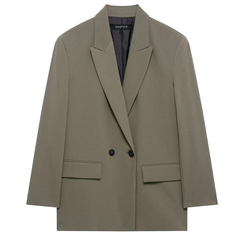 HXAO เบลเซอร์สำหรับผู้หญิงสีดำ - Blazer Women Oversized บทวิจารณ์และราคา