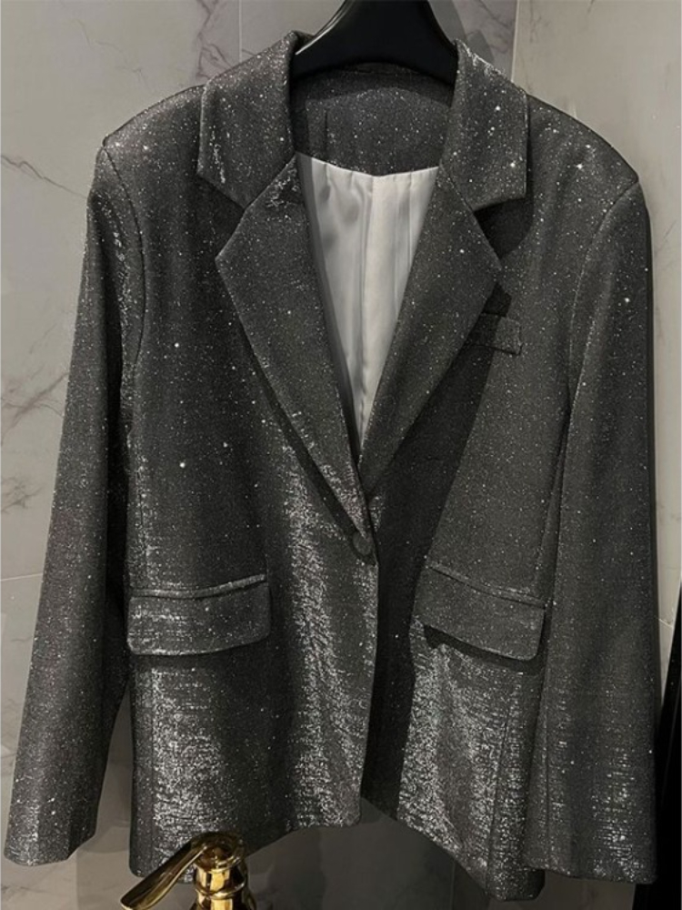 เสื้อแจ็คเก็ตโอเวอร์ไซส์สไตล์เ - Blazer Women Oversized บทวิจารณ์และราคา