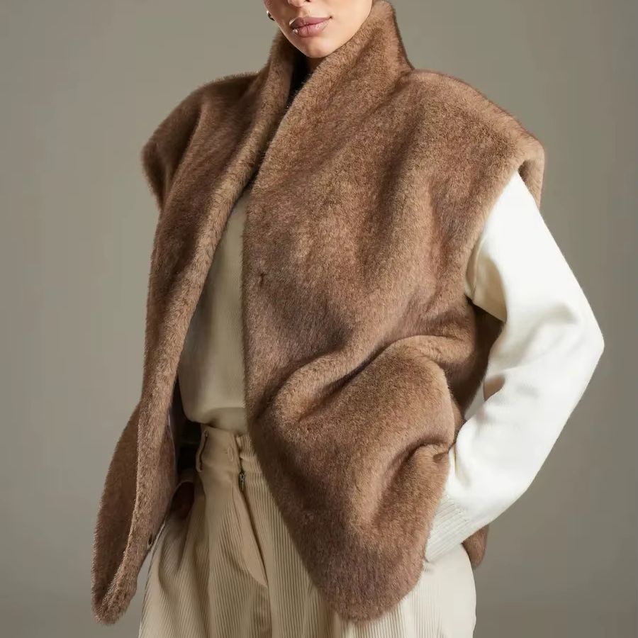 เสื้อกั๊กขนสัตว์สำหรับผู้หญิง  - Women'S Fashion Gilet บทวิจารณ์และราคา