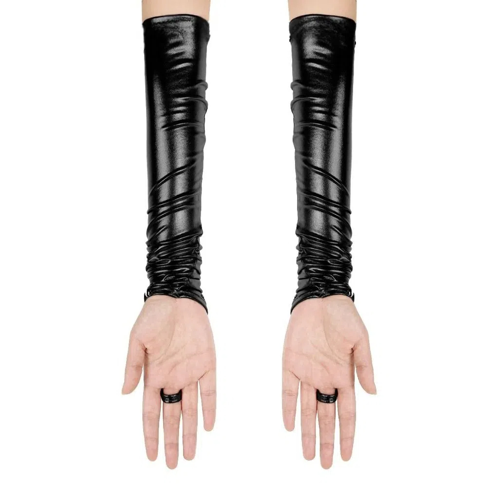 ถุงมือยางลาเท็กซ์แบบไม่มีนิ้วส - Women Fashion Gloves บทวิจารณ์และราคา