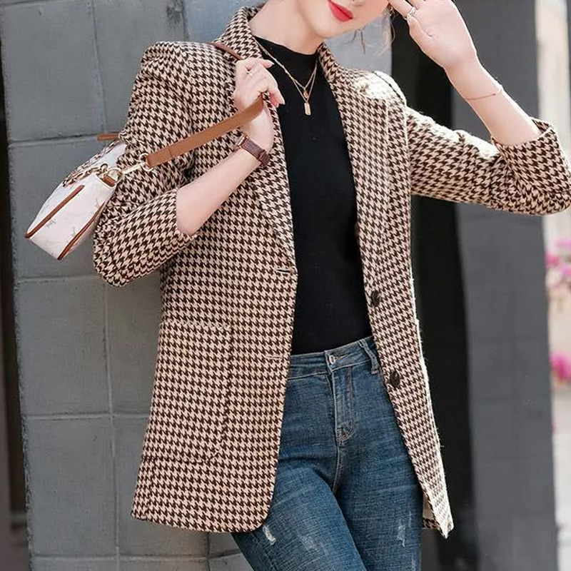2023 ใหม่ฤดูใบไม้ผลิและฤดูใบไม - Blazer Women Oversized บทวิจารณ์และราคา