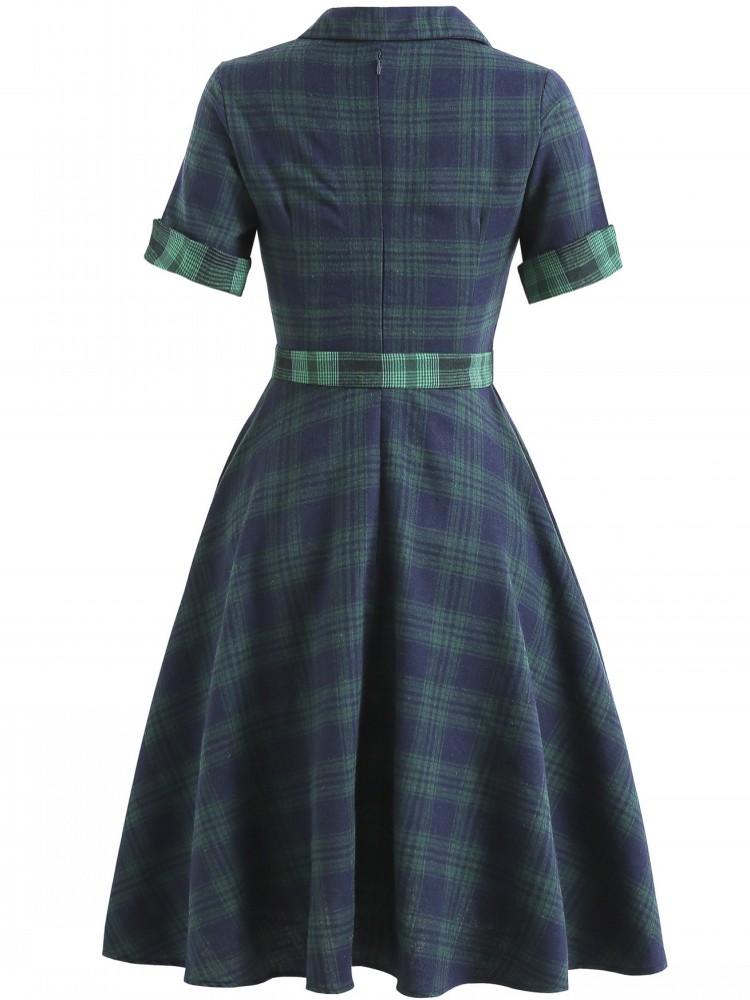 ชุดเดรสพริ้วฤดูร้อนแขนสั้นแนวว - Women'S Fashion Of The 50S บทวิจารณ์และราคา