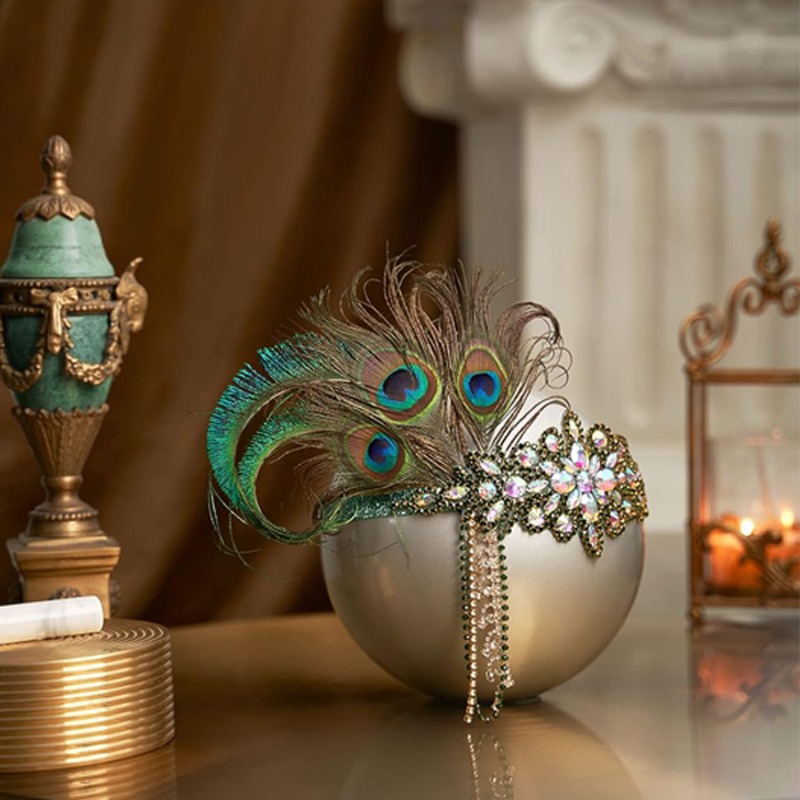 ที่คาดผม Great Gatsby แบบวินเท - Women'S Fashion Roaring 20S บทวิจารณ์และราคา