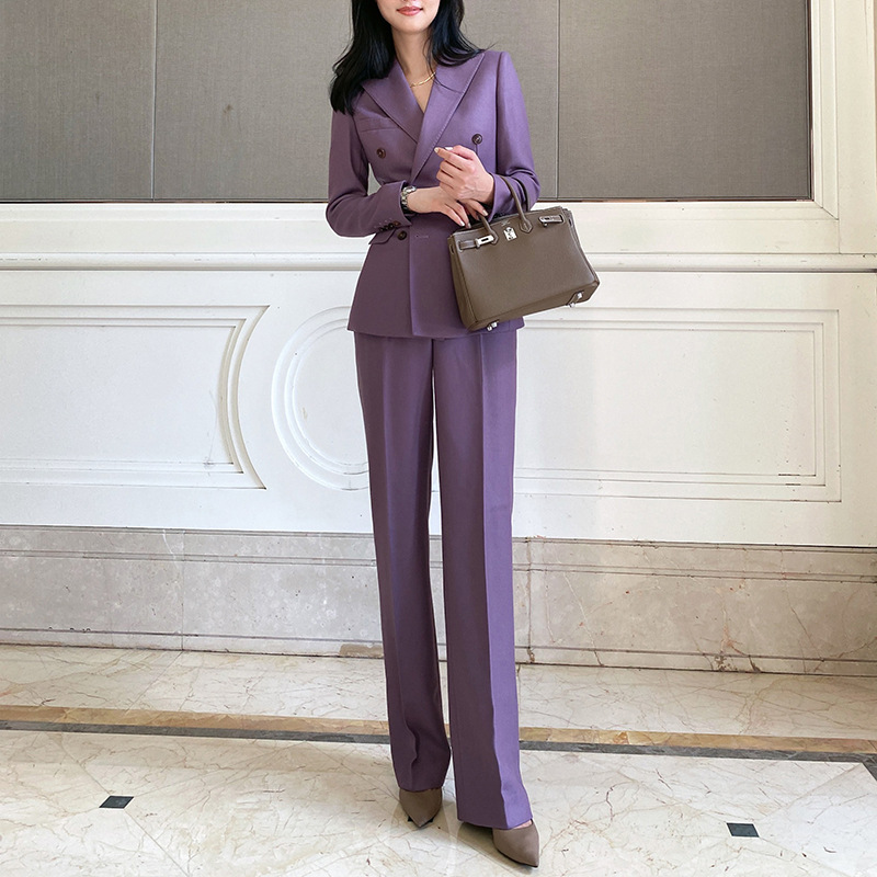 ชุดสูทผู้หญิงสีม่วง Allingentl - Women'S Fashion Blazer บทวิจารณ์และราคา