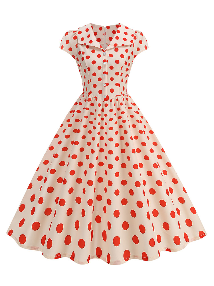ชุดเดรสลายจุดสำหรับผู้หญิง สไต - Women'S Fashion Of The 50S บทวิจารณ์และราคา