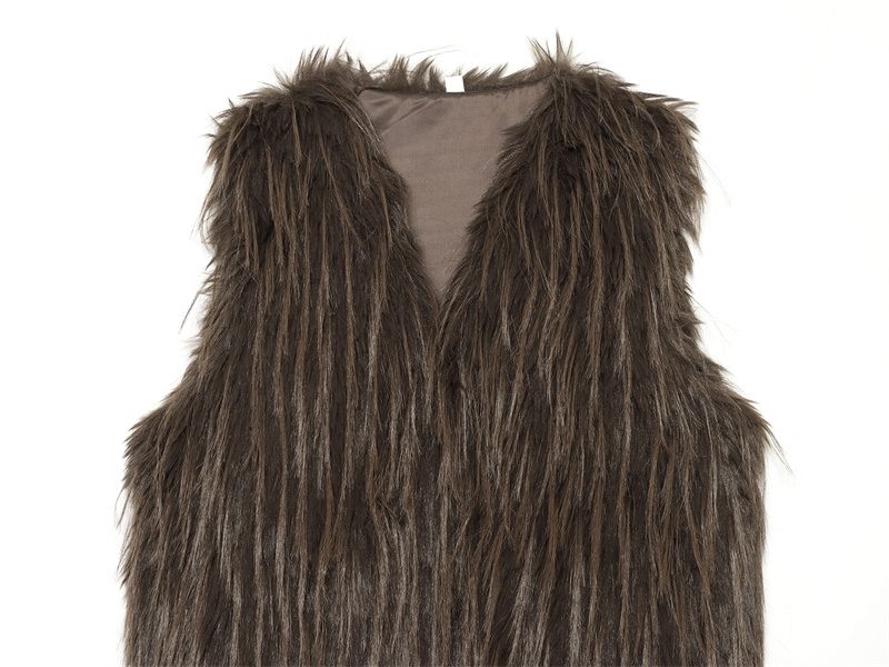 เสื้อกั๊กขนเฟอร์เทียมสำหรับผู้ - Women'S Fashion Gilet บทวิจารณ์และราคา