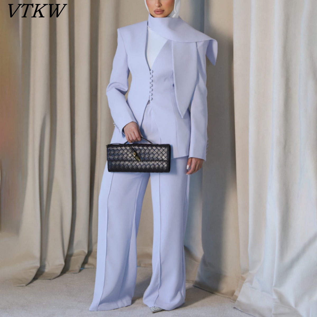 ชุดสูทผู้หญิง 3 ชิ้น VTKW 2026 - Blazer Women Oversized บทวิจารณ์และราคา
