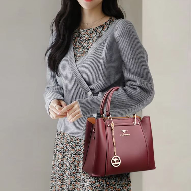 กระเป๋าถือหนังผู้หญิงดีไซน์หรู - Women Fashion Brand Logo บทวิจารณ์และราคา