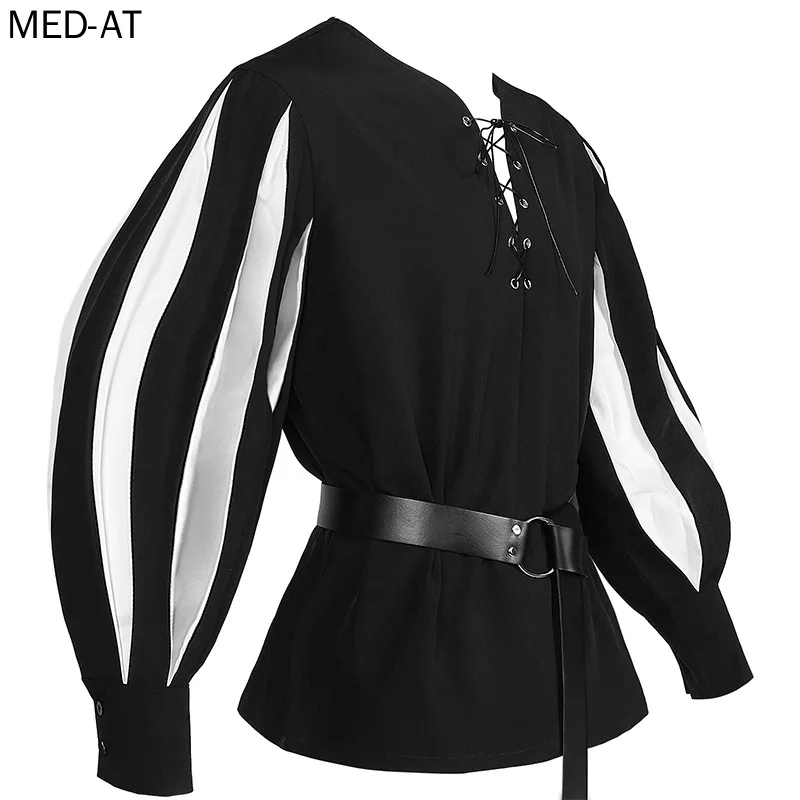ชุดคอสเพลย์ยุคกลางสำหรับผู้ชาย - Belted Shirt Dress บทวิจารณ์และราคา