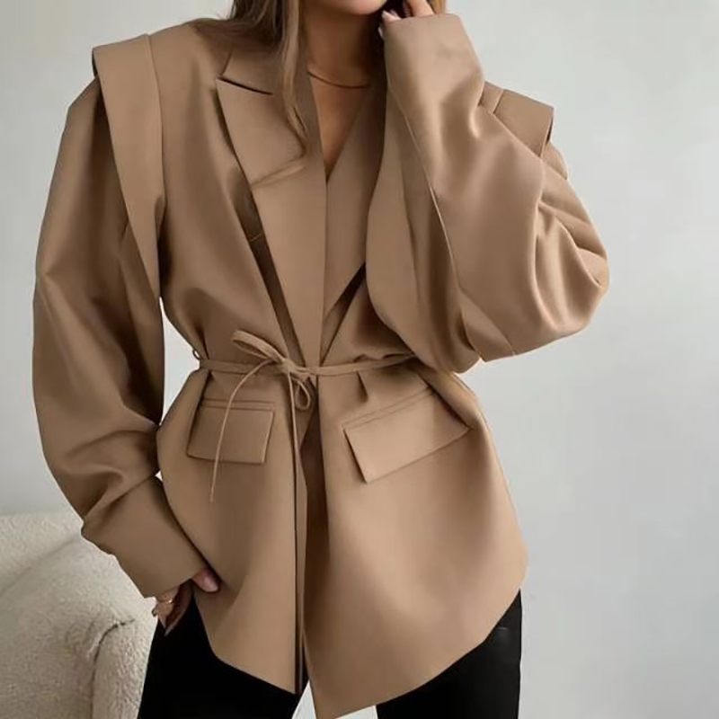 เสื้อแจ็คเก็ตเบลเซอร์โอเวอร์ไซ - Blazer Women Oversized บทวิจารณ์และราคา