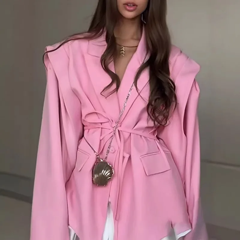 เสื้อแจ็คเก็ตเบลเซอร์โอเวอร์ไซ - Blazer Women Oversized บทวิจารณ์และราคา