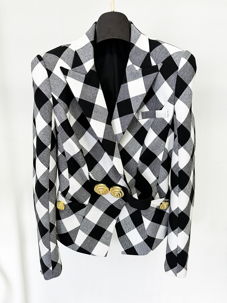 เสื้อแจ็คเก็ตดีไซเนอร์รุ่นใหม่ - Blazer Women Oversized บทวิจารณ์และราคา