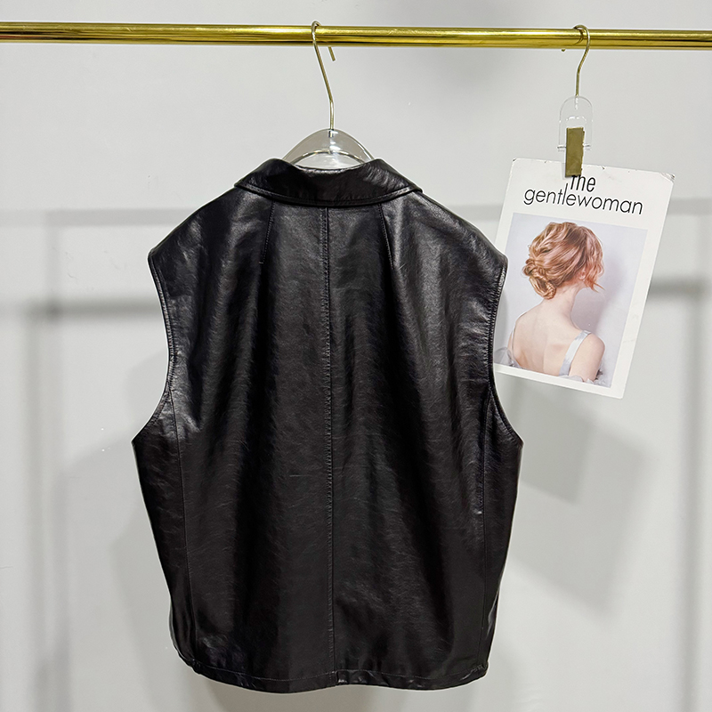 เสื้อกั๊กหนังแกะแฟชั่นสำหรับผู - Women'S Fashion Gilet บทวิจารณ์และราคา