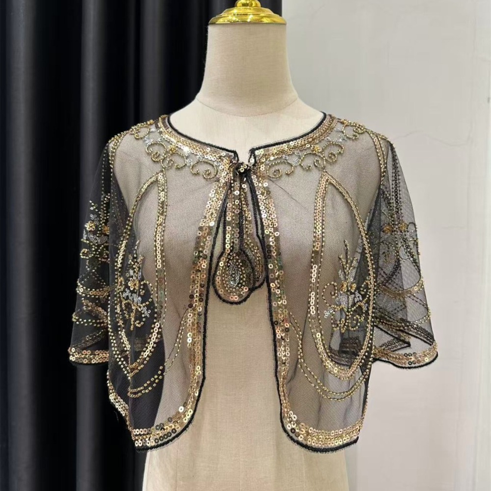 ผ้าคลุมไหล่ปักเลื่อมหรูหราประด - Women'S Fashion In The 1920S บทวิจารณ์และราคา